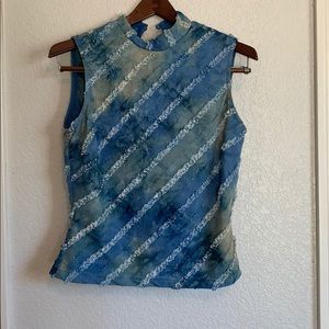 Beautiful sleeveless cocktail top